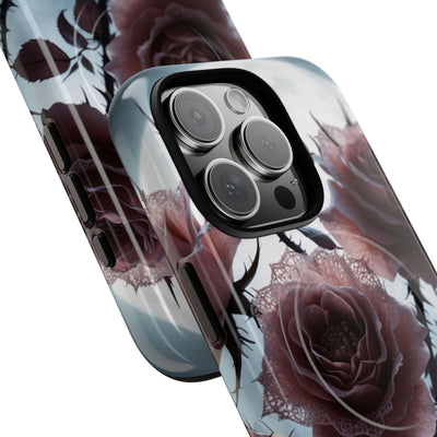 Lunar Lace Petals · Tough+ Handyhülle für iPhone · Magsafe