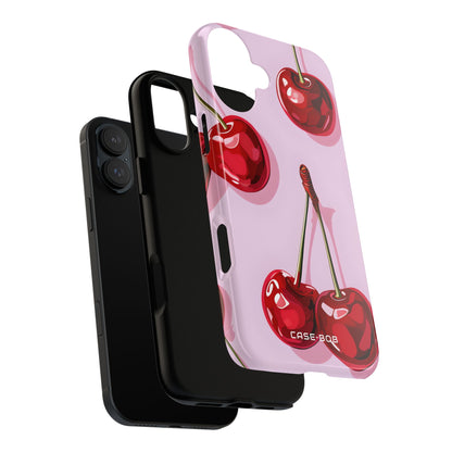 Glossy Cherry Dance iPhone 16 Plus Case - Tough