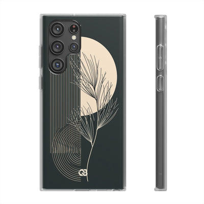Black Lite Phone Case for Samsung - Obsidian Sand Willow