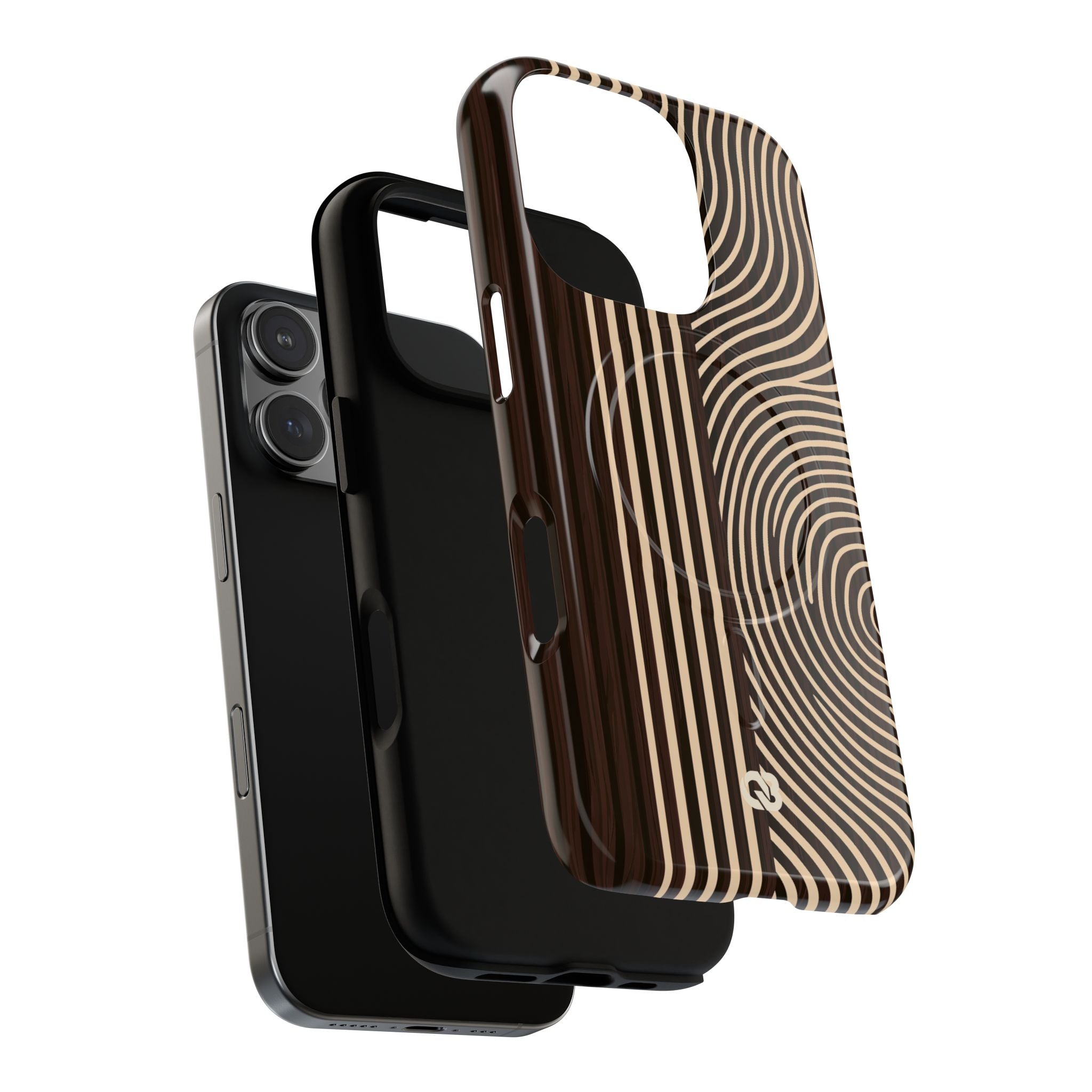 Brown Tough 2.0 Magsafe Phone Case for iPhone - Espresso Sand Ridge
