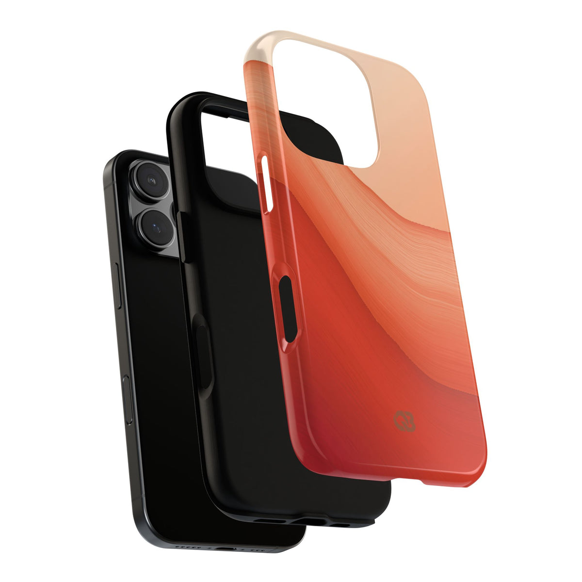 Terracotta Flow · Tough Phone Case for iPhone · Orange