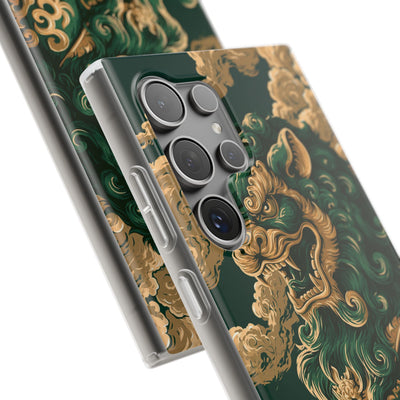 Imperial Guardian Lion · Lite Phone Case for Samsung · Green