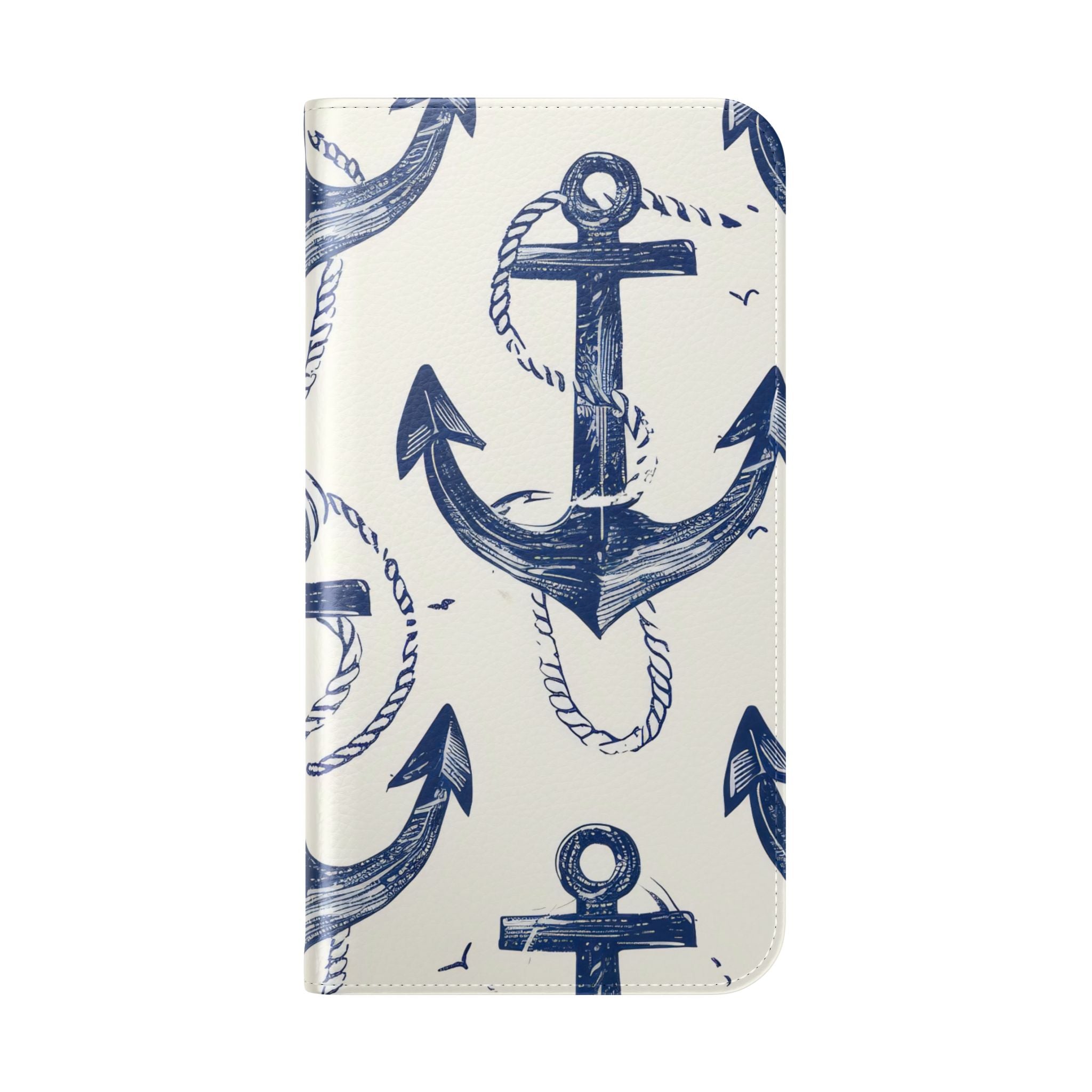 Blue Anchor Breeze - iPhone 16 Max Case - Wallet