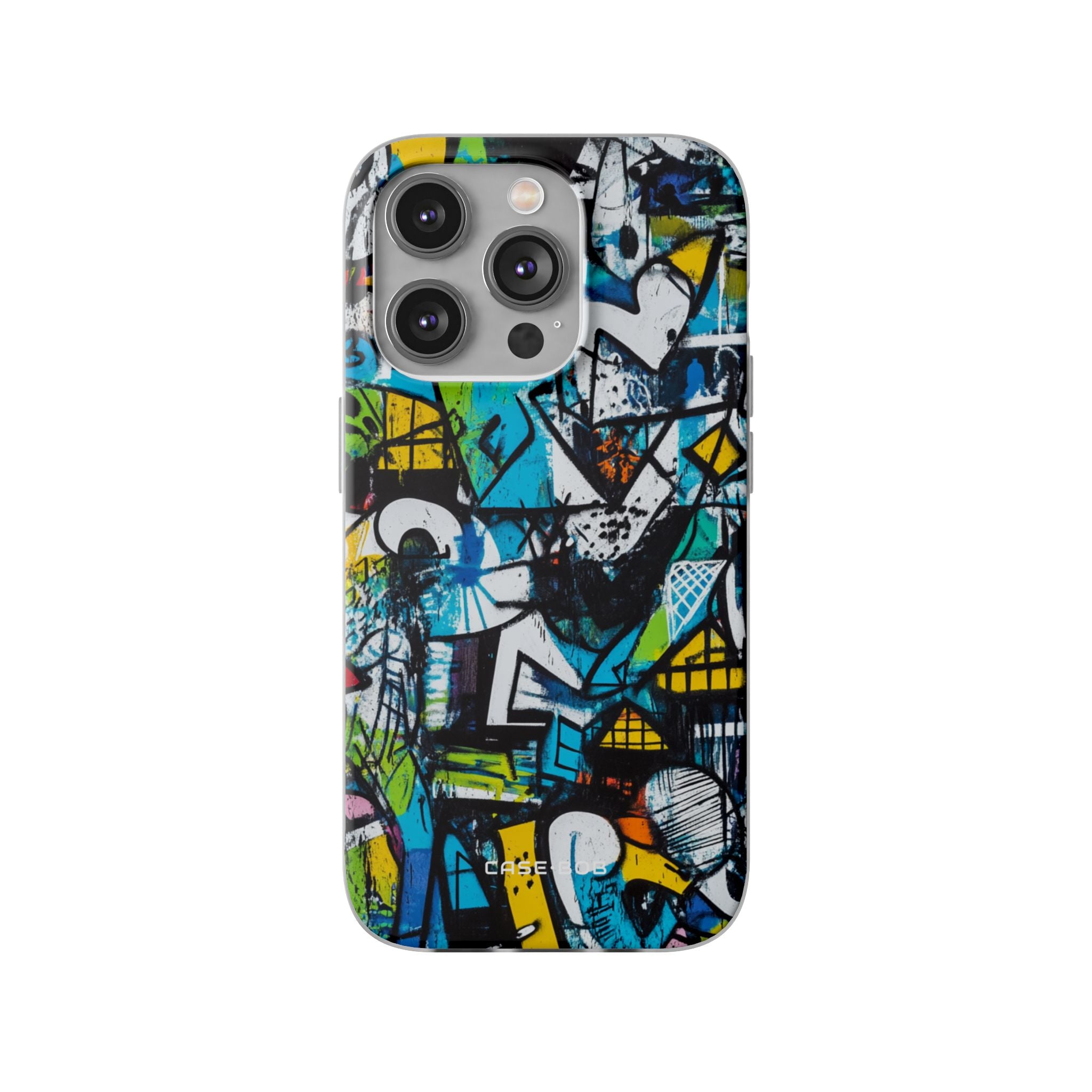 White Ripple Drift iPhone 14 Pro Case - Soft