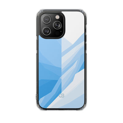 Blue Impact MagSafe Phone Case for iPhone - Arctic Glacial Ridge