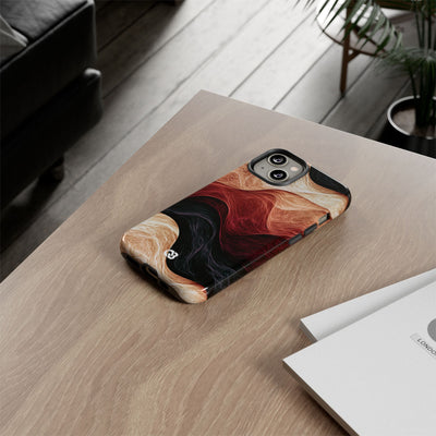Ember Wave Dispersion · Tough Phone Case for iPhone · Red