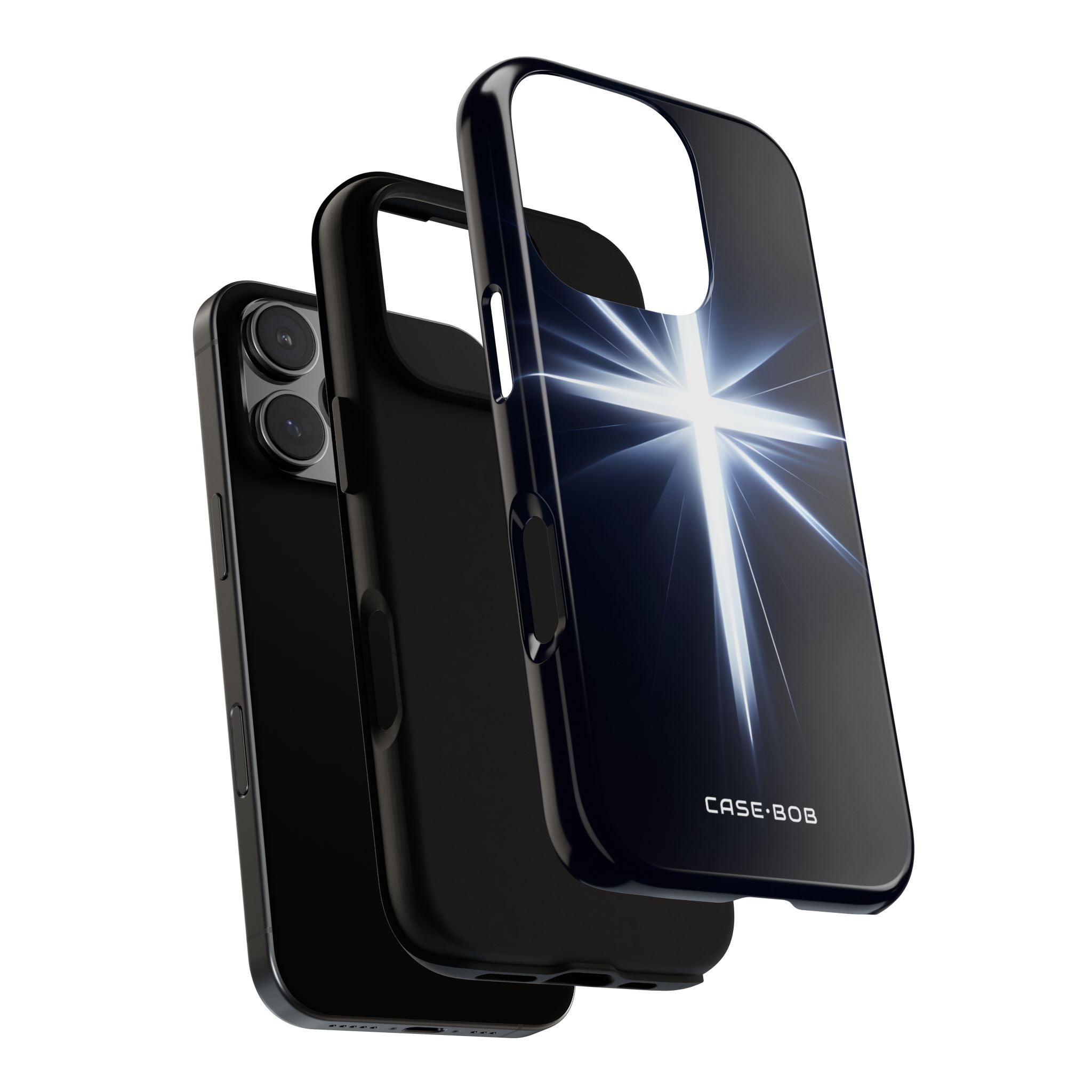 Glowing Crossburst iPhone 16 Pro Case - Tough