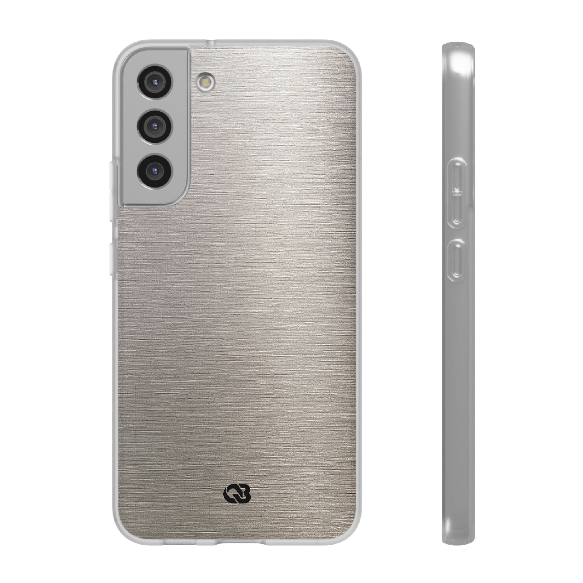 Grey Lite Phone Case for Samsung - Brushed Nickel Linen