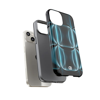 Cyan Core Matrix · Tough Phone Case for iPhone · Blue