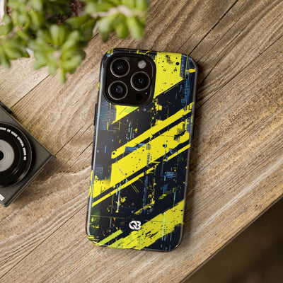 Acid Hazard · Tough Phone Case for iPhone · Yellow
