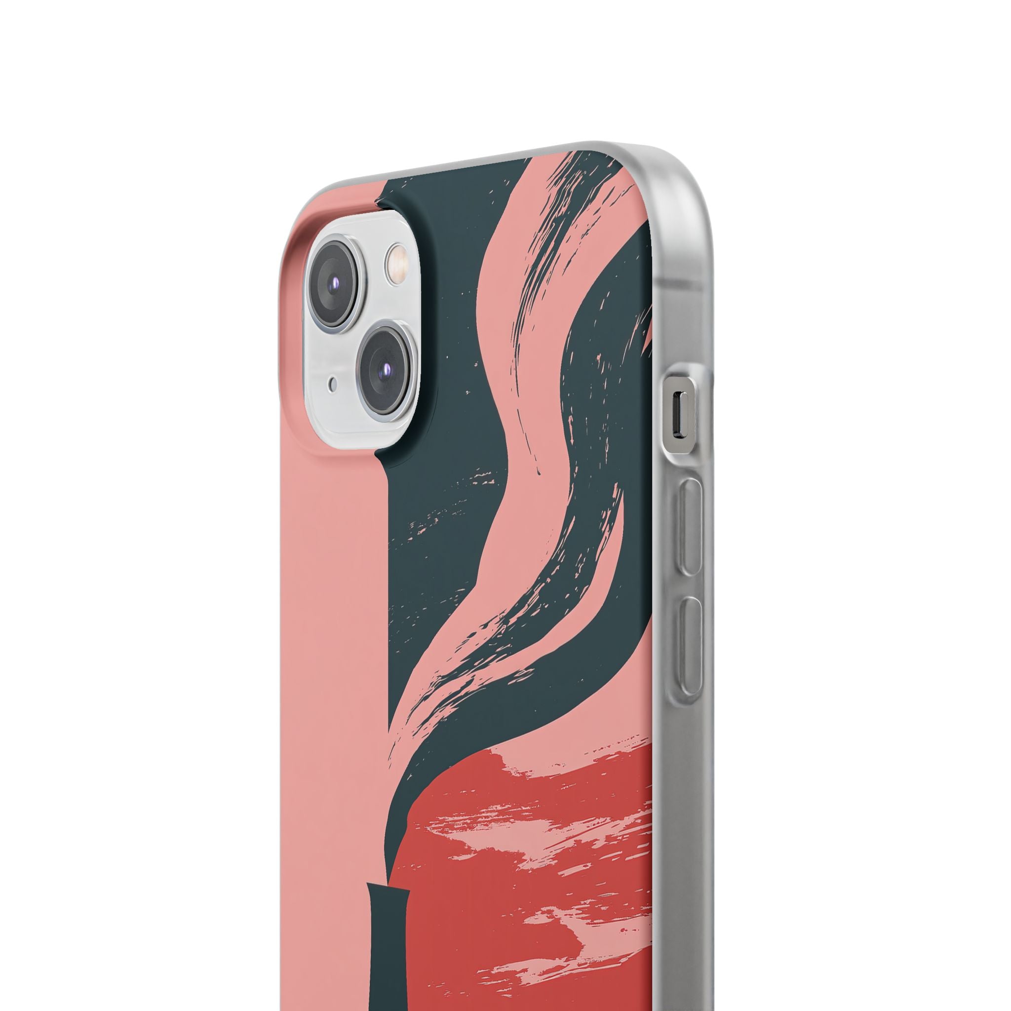 Pink Lite Phone Case for iPhone - Cinder Rose Plume