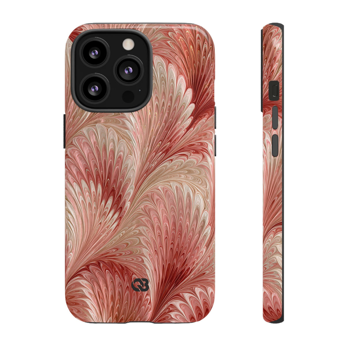 Blush Petal Plume · Tough Phone Case for iPhone · Pink
