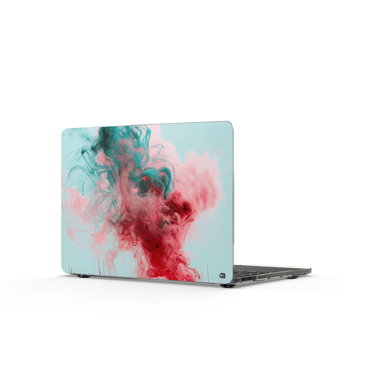 Sonic Bloom · Clear Hard Case for MacBook · Red