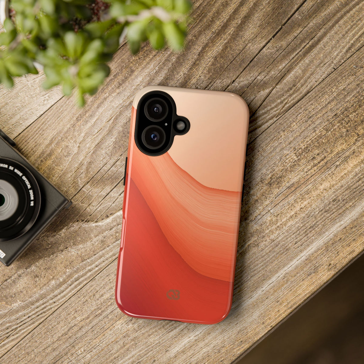 Terracotta Flow · Tough Phone Case for iPhone · Orange