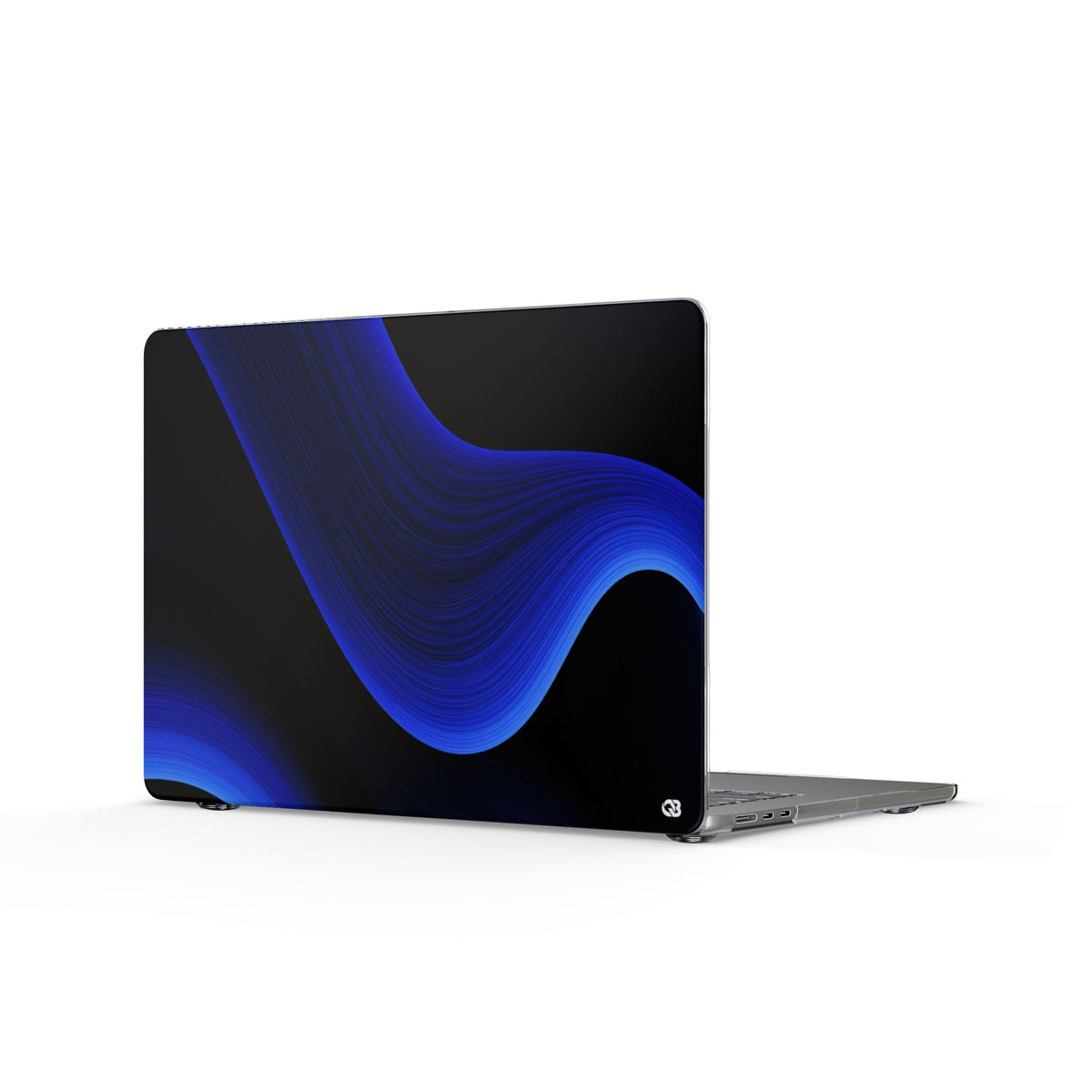 Cobalt Horizon · Clear Hard Case for MacBook · Blue
