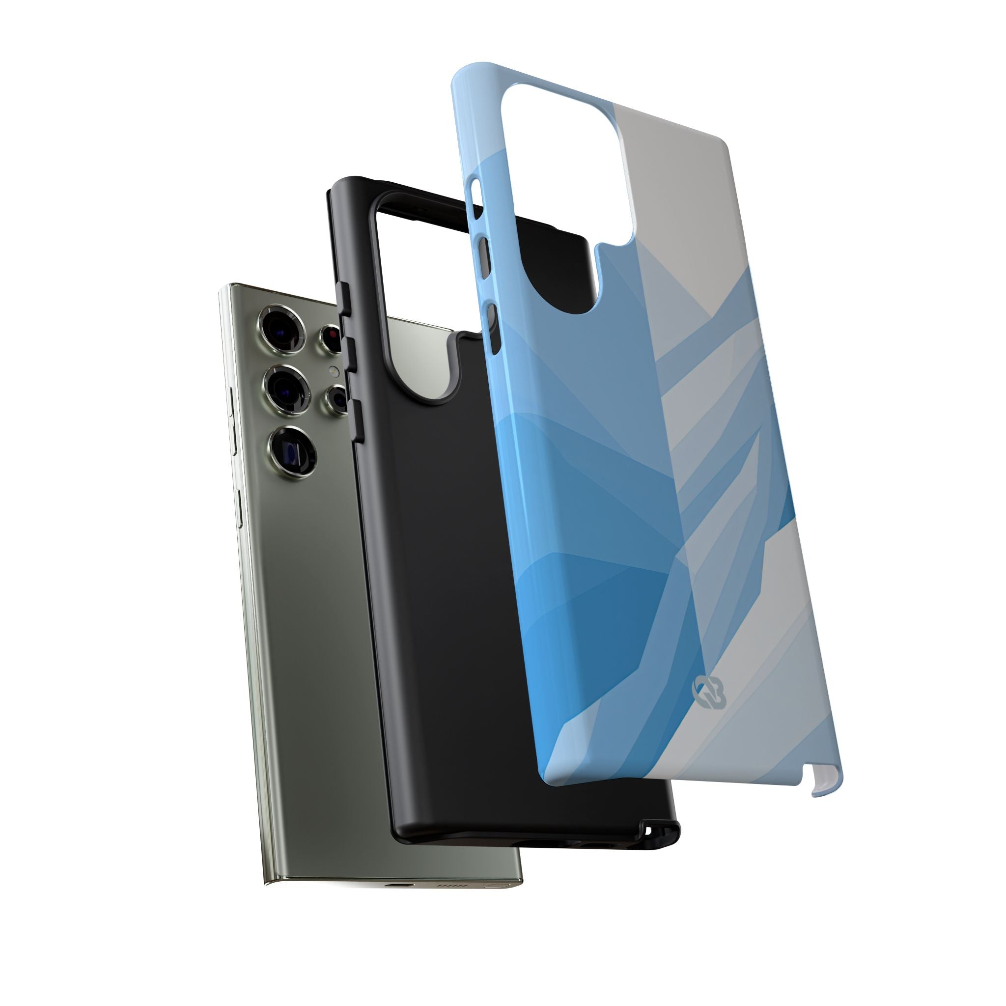 Blue Tough Phone Case for Samsung - Arctic Glacial Ridge