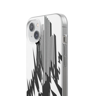 White Lite Phone Case for iPhone - Shattered Vector Spire