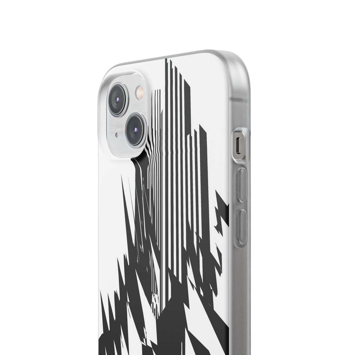 White Lite Phone Case for iPhone - Shattered Vector Spire