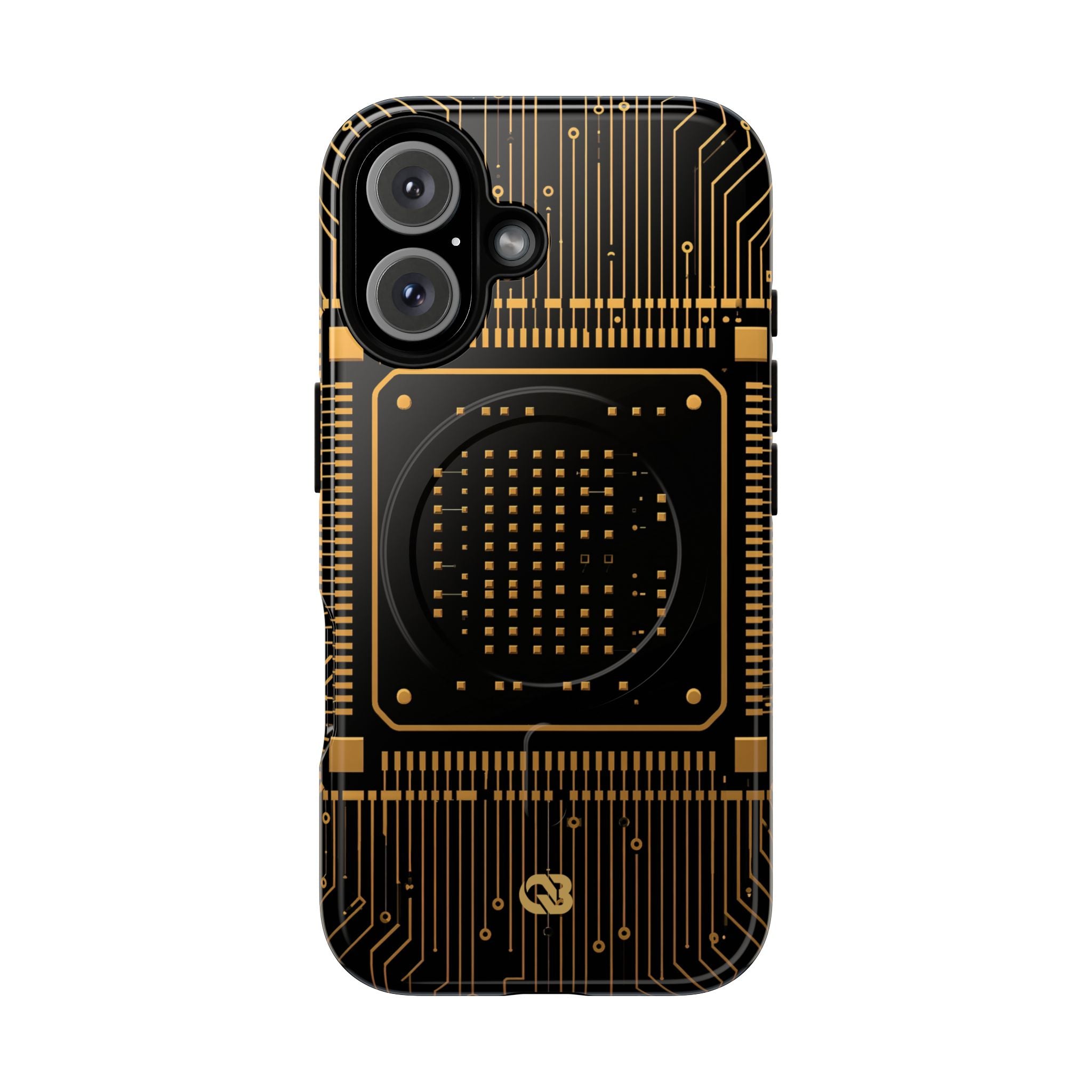 Gold Tough 2.0 Magsafe Phone Case for iPhone - Cyber Gold Processor