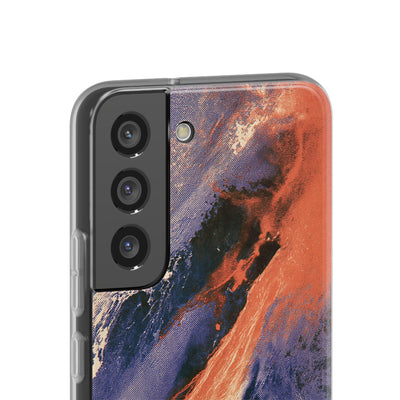 Solar Aura Drift · Lite Phone Case for Samsung · Orange