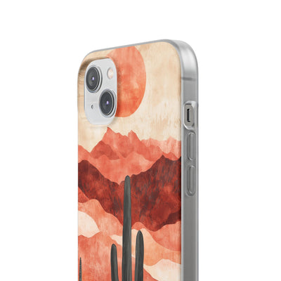 Terracotta Desert Sun · Soft Handyhülle für iPhone