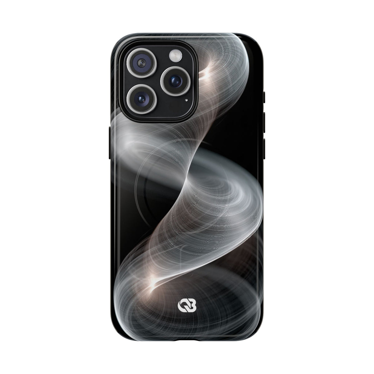 Luminous Vortex · Tough 2.0 Magnetic Phone Case for iPhone · Black