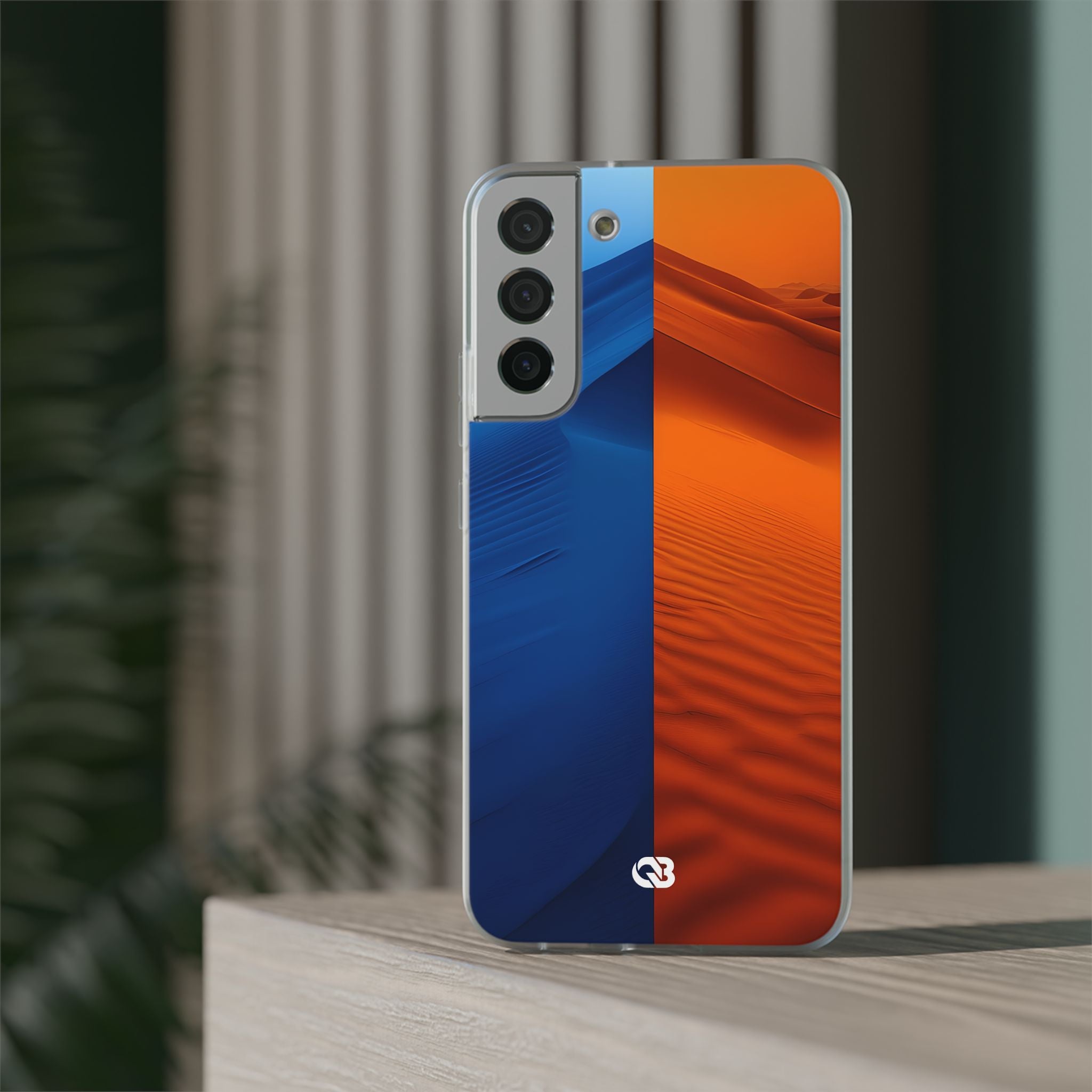 Split Dune Horizon · Soft Phone Case for Samsung