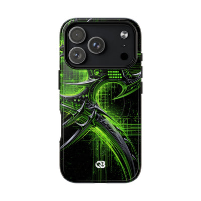 Cyber Sigil Grid · Tough 2.0 Magnetic Phone Case for iPhone · Green