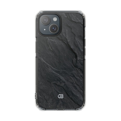 Black Impact MagSafe Phone Case for iPhone - Midnight Slate Ridge