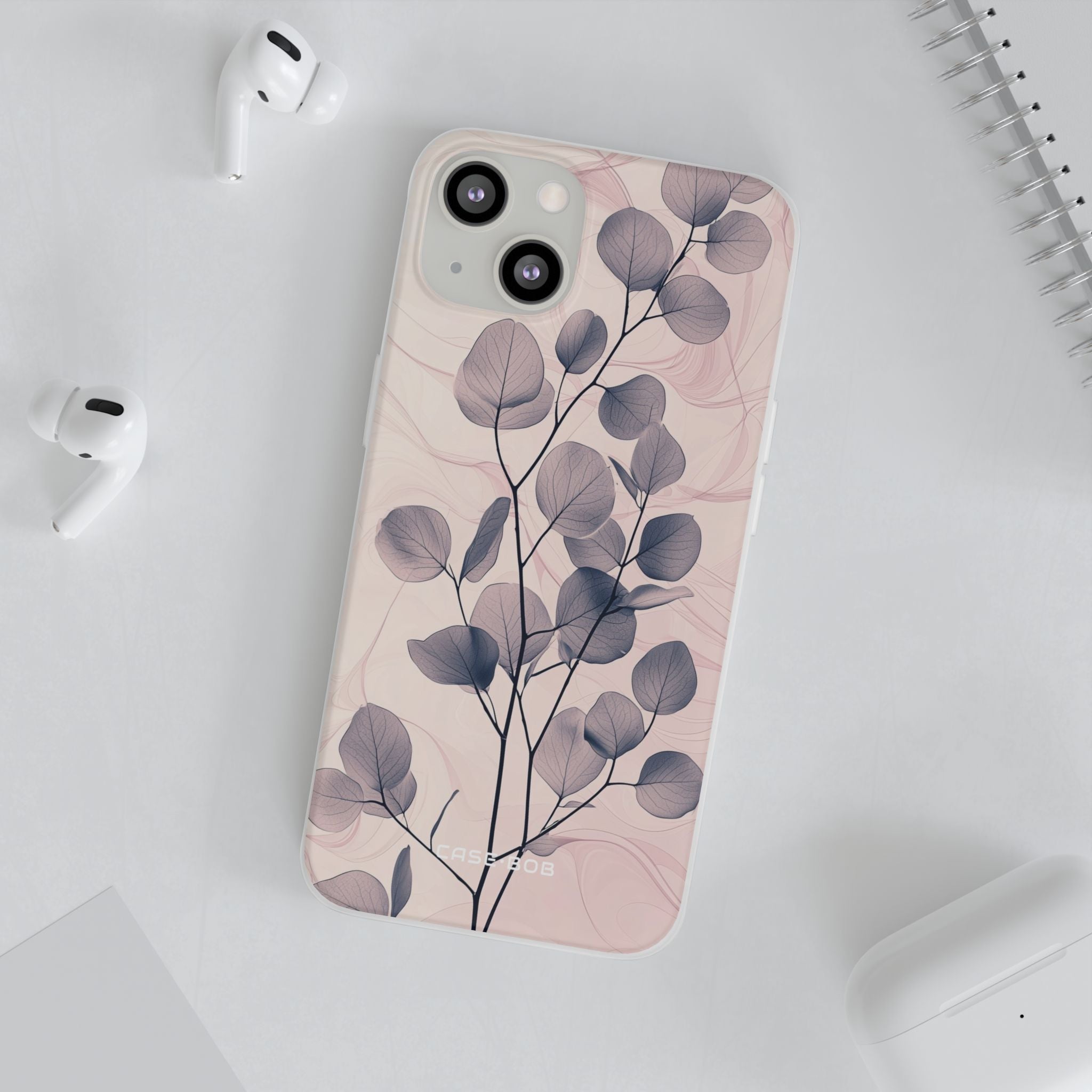 Veined Leaf Whisper iPhone 13 - Soft