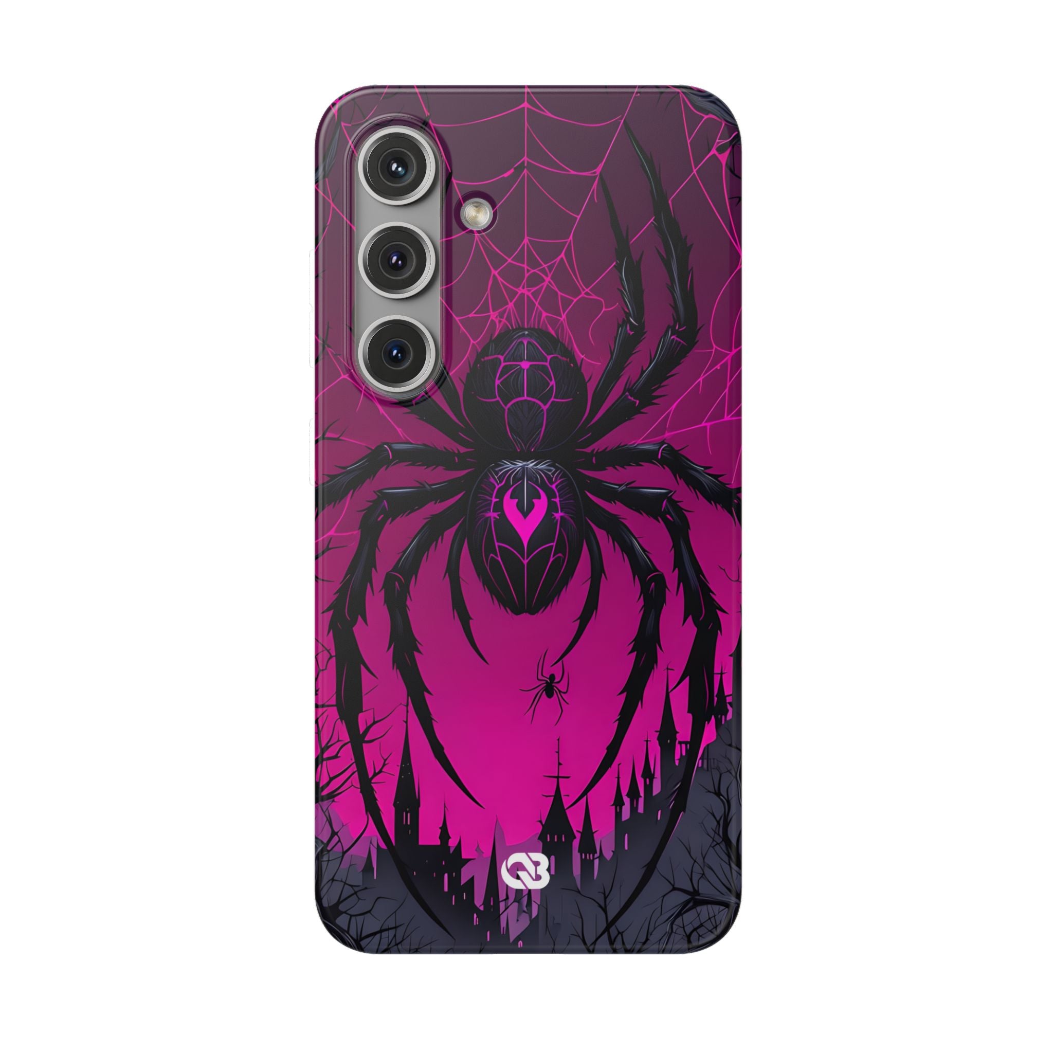 Obsidian Neon Widow · Soft Custodia per Samsung