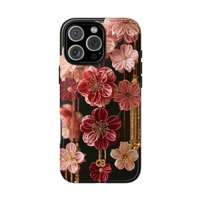 Silk Blossom Kanzashi · Tough 2.0 Magnetic Phone Case for iPhone · Pink