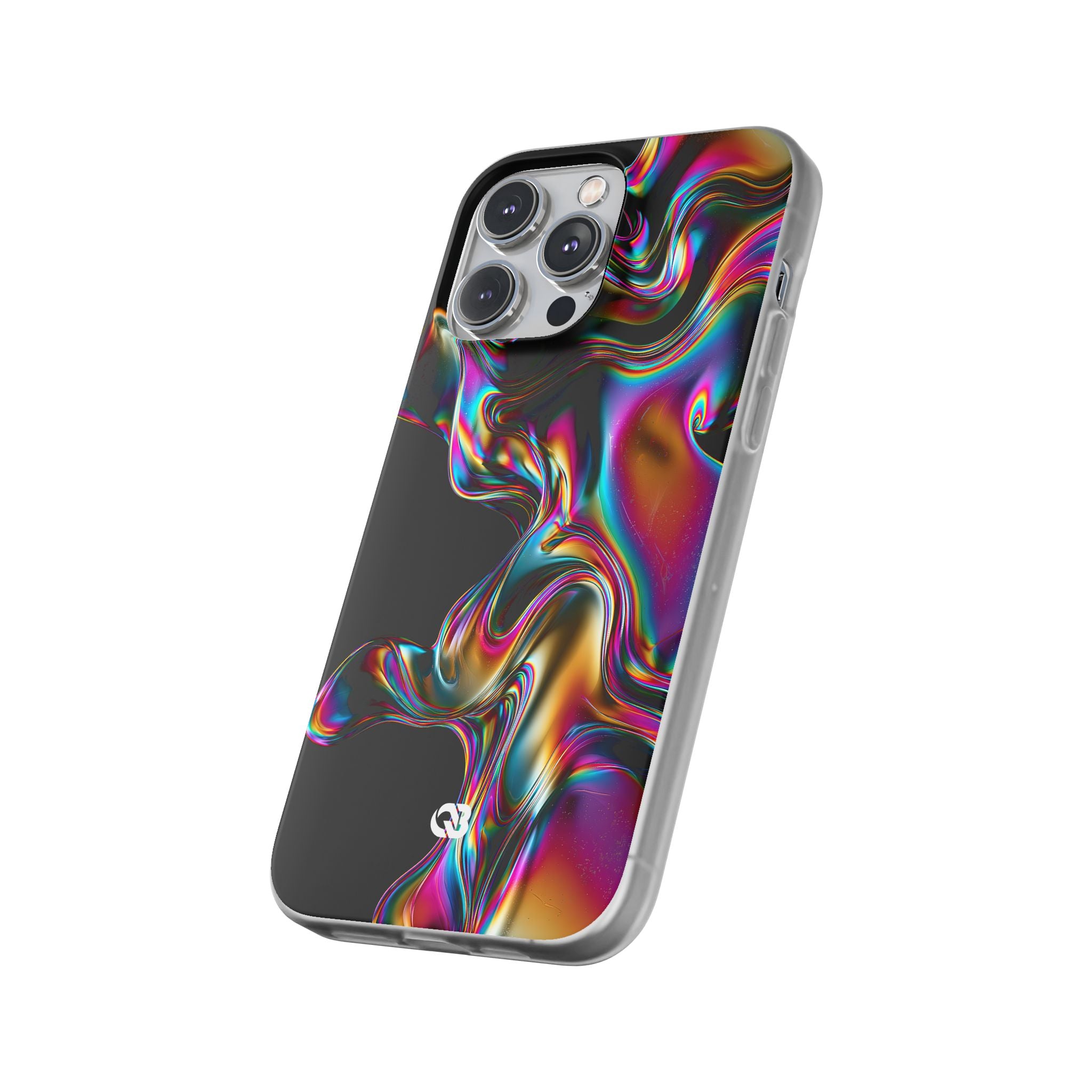 Purple Lite Phone Case for iPhone - Liquid Neon Chrome