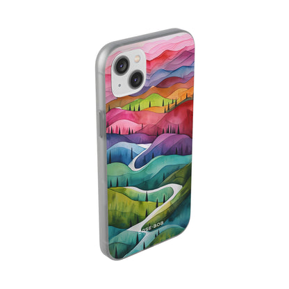 Winding Verdure iPhone 14 Plus Cover - Soft