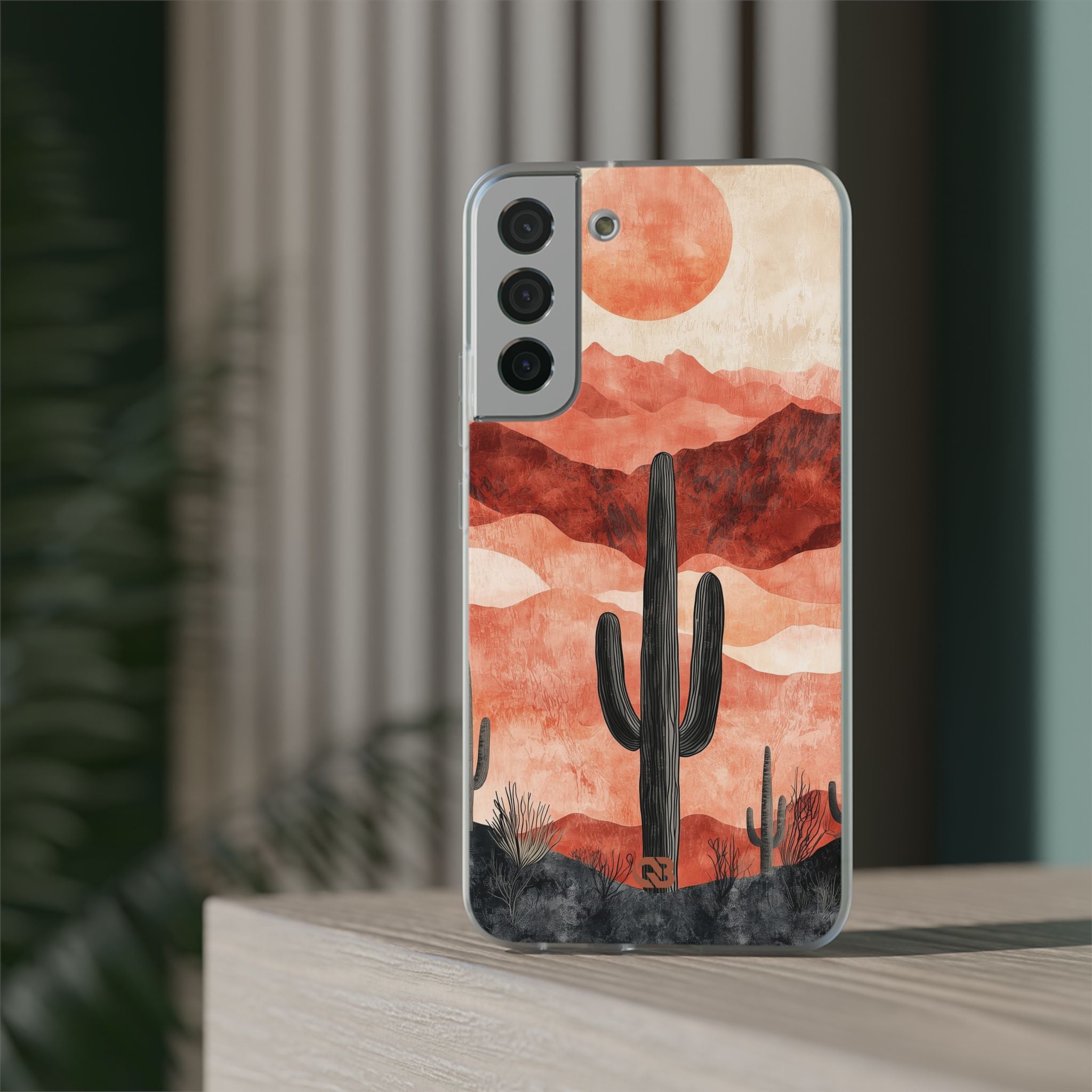 Terracotta Desert Sun · Soft Phone Case for Samsung