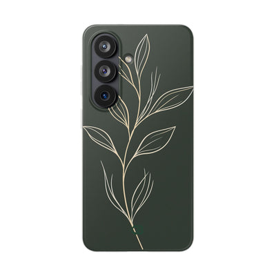 Green Lite Phone Case for Samsung - Deep Moss Willow