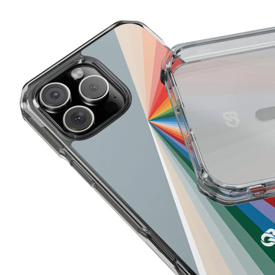 Grey Impact MagSafe Phone Case for iPhone - Slate Prism Burst