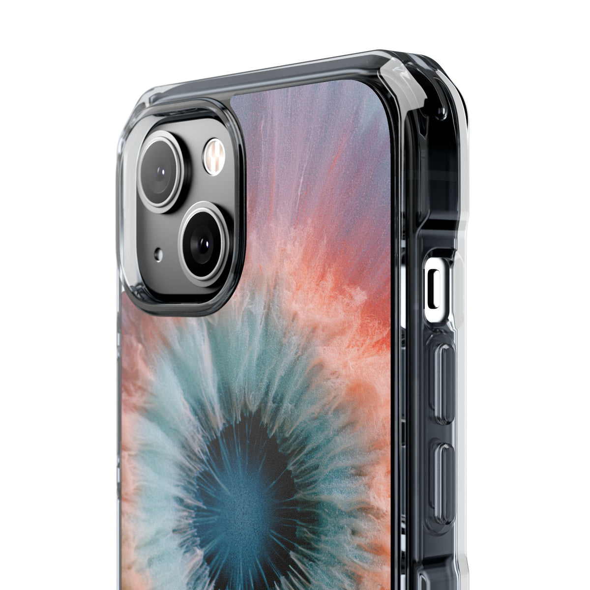 Radiant Aura Core · Clear Impact Magnetic Phone Case for iPhone · Orange