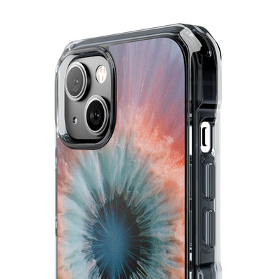 Radiant Aura Core · Clear Impact Magnetic Phone Case for iPhone · Orange