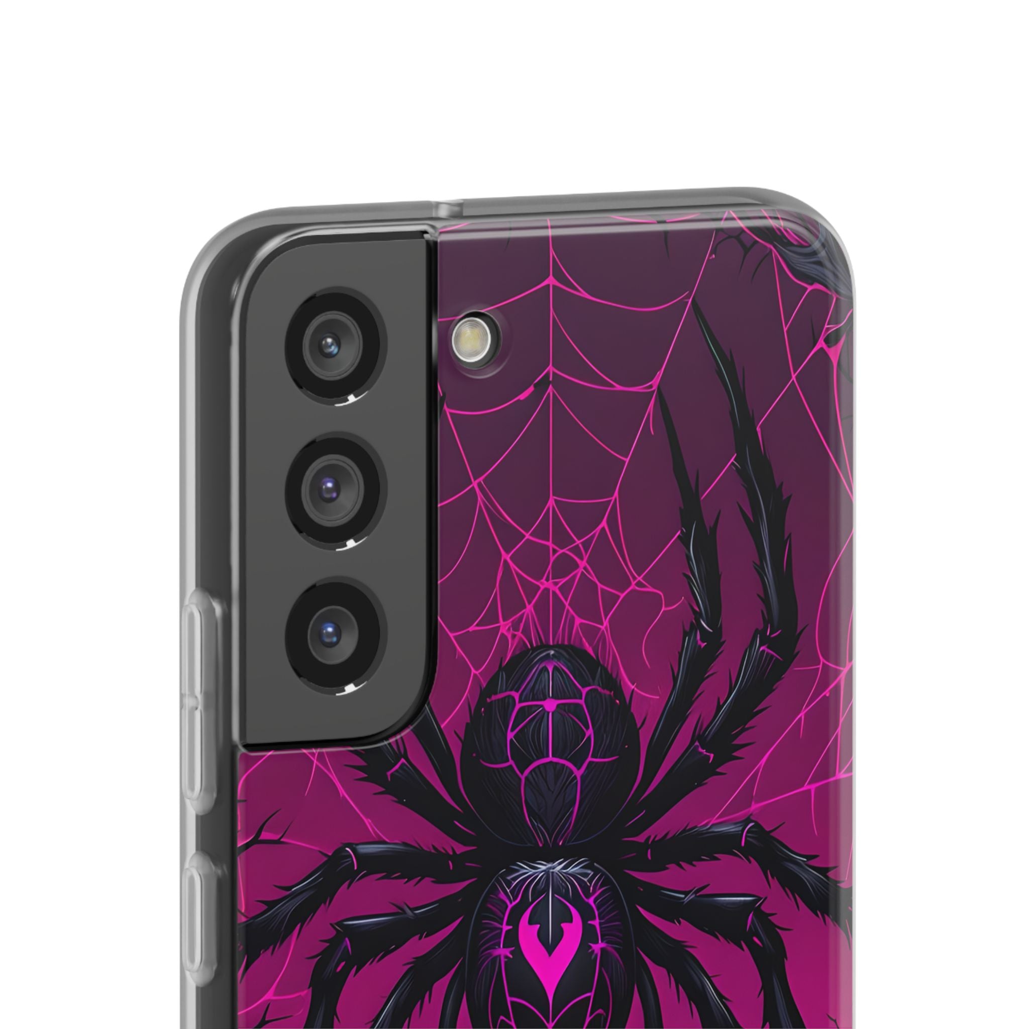 Obsidian Neon Widow · Soft Custodia per Samsung