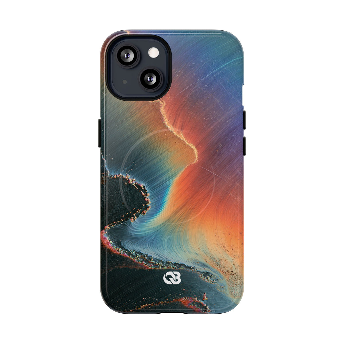 Prismatic Aura Shift · Tough 2.0 Magnetic Phone Case for iPhone · Blue