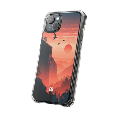 Orange Impact MagSafe Phone Case for iPhone - Crimson Ridge Flight