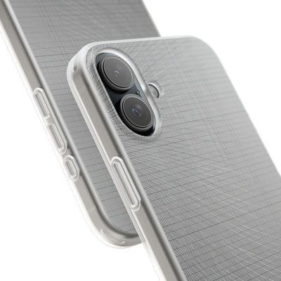 Grey Lite Phone Case for iPhone - Chrome Mesh Warp