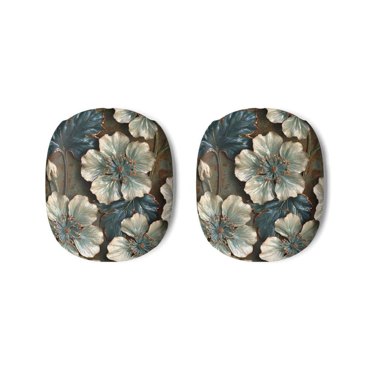Gilded Blossom Reverie · Hard Case for AirPods Max · Teal
