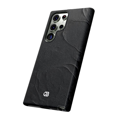 Obsidian Stucco Relief · Tough Phone Case for Samsung · Black