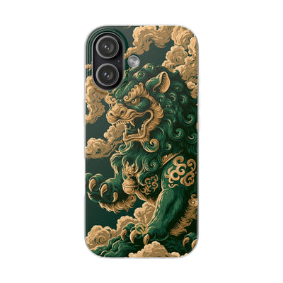 Imperial Guardian Lion · Lite Phone Case for iPhone ·  Green