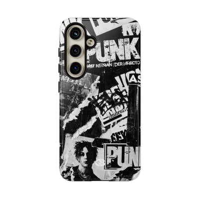 Underground Punk Collage · Tough Phone Case for Samsung · Black