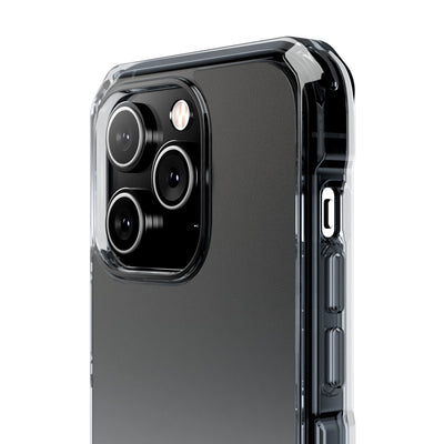 Noir Ombre Fade · Clear Impact Magnetic Phone Case for iPhone ·  Black