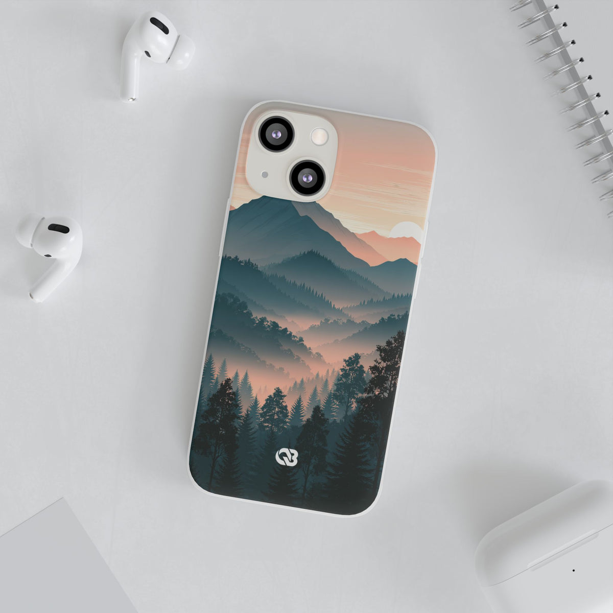 Misty Pine Summit · Lite Phone Case for iPhone ·  Green