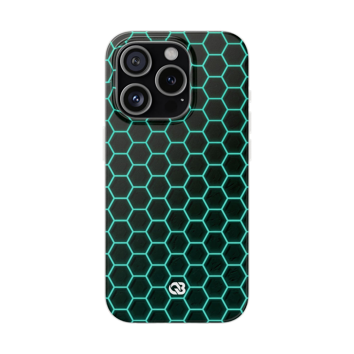 Neon Hex Spectrum · Lite Phone Case for iPhone ·  Teal